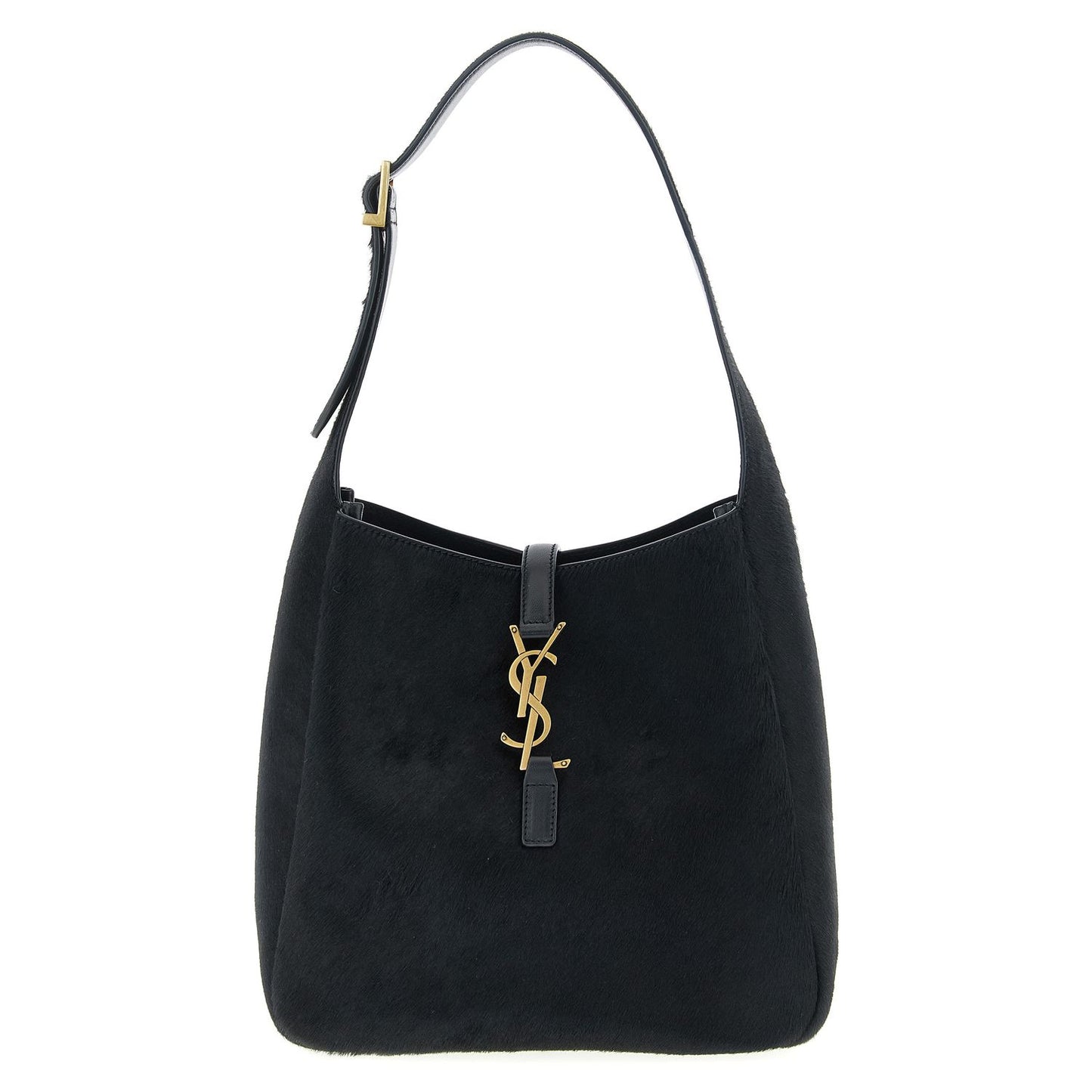 Saint Laurent Black Calfskin Shoulder Bag