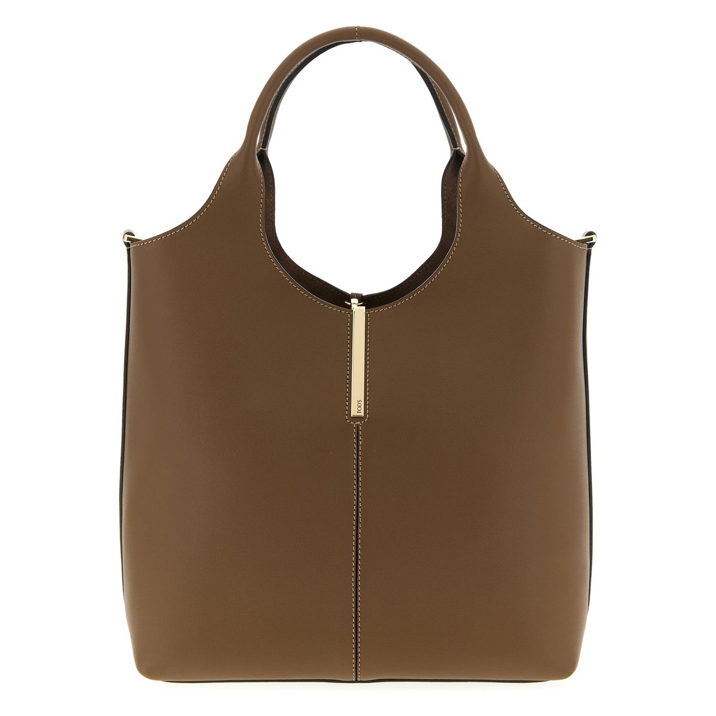 Tod's Brown Calfskin Handbag