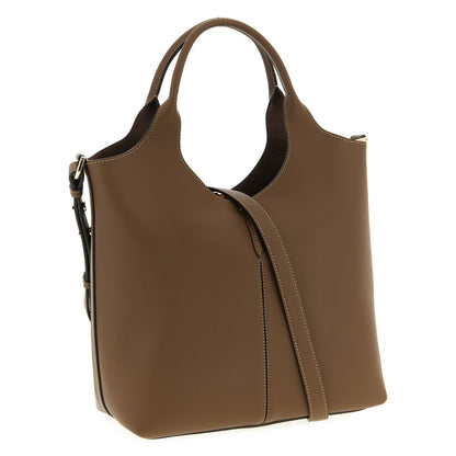 Tod's Brown Calfskin Handbag