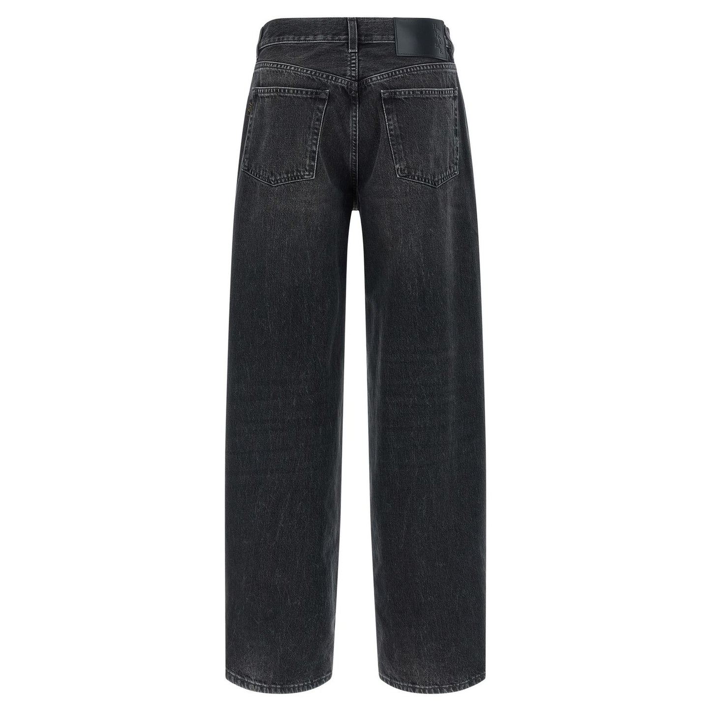 Haikure Black Cotton High-Waisted Jean