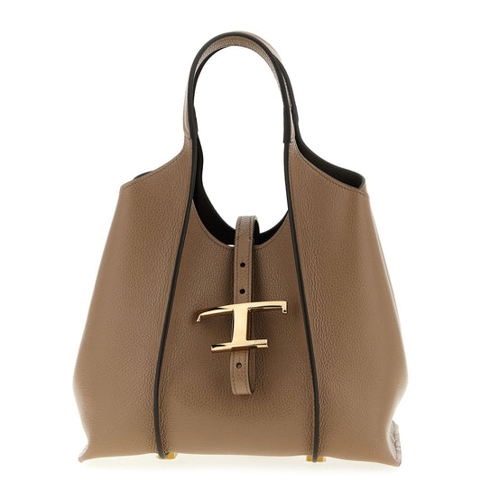 Tod's Beige Calfskin Handbag