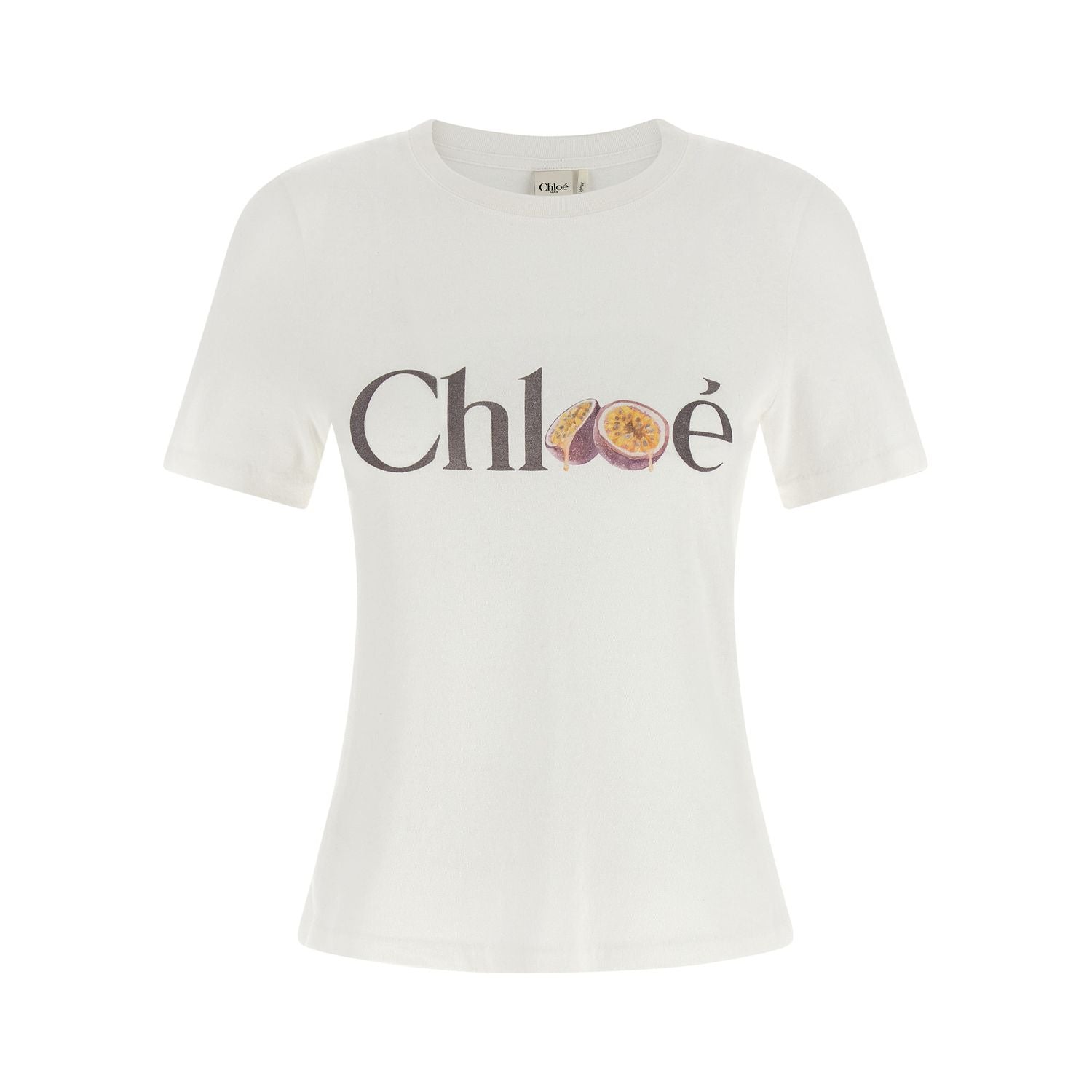 Chloé White Cotton T-Shirt