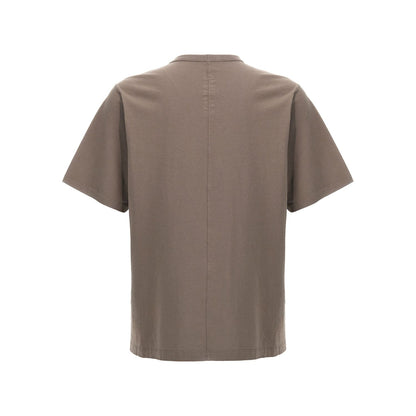 Rick Owens Gray Cotton T-Shirt