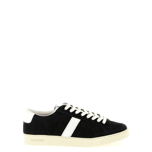 Tom Ford Bicolor Leather Low Top Sneakers