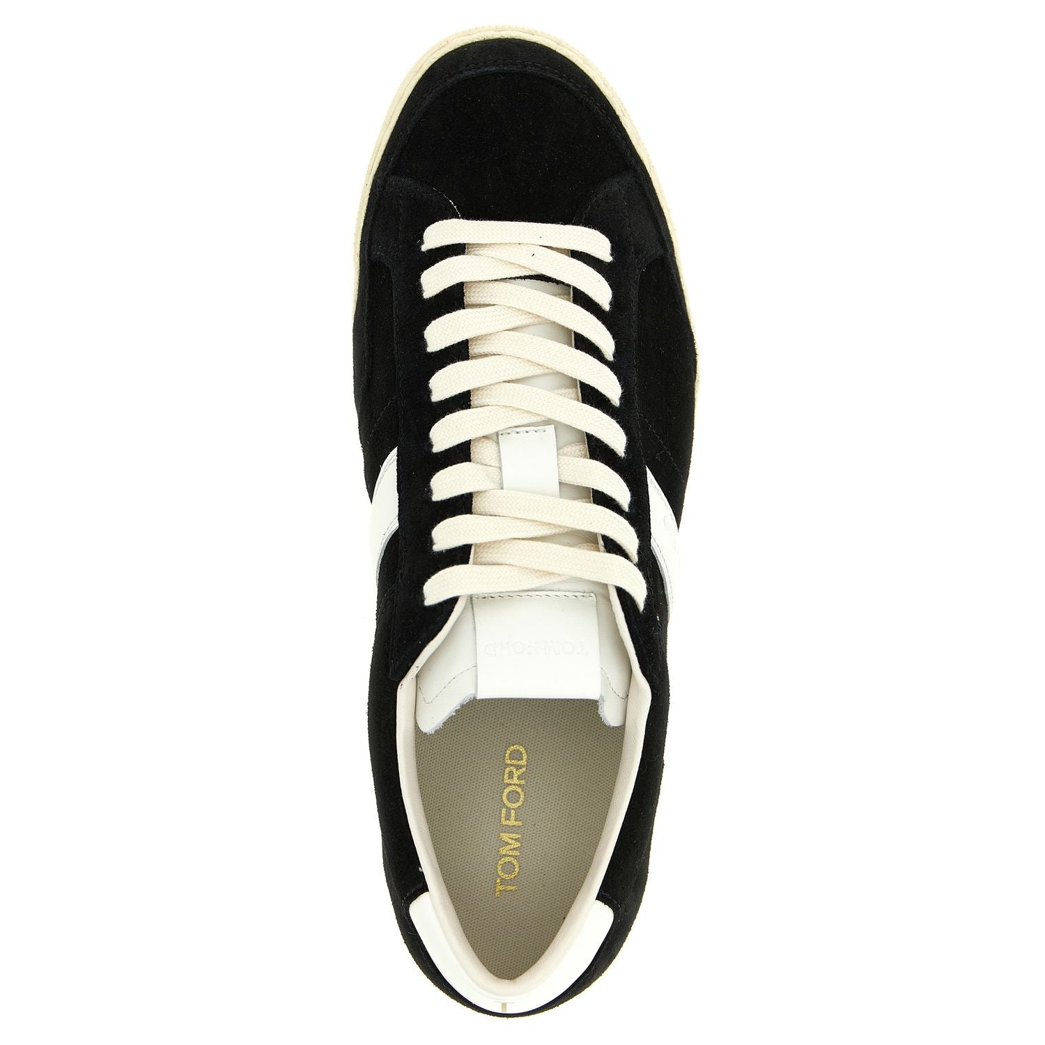 Tom Ford Bicolor Leather Low Top Sneakers