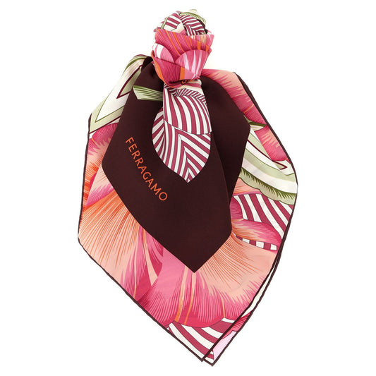 Ferragamo Multicolor Silk Scarf