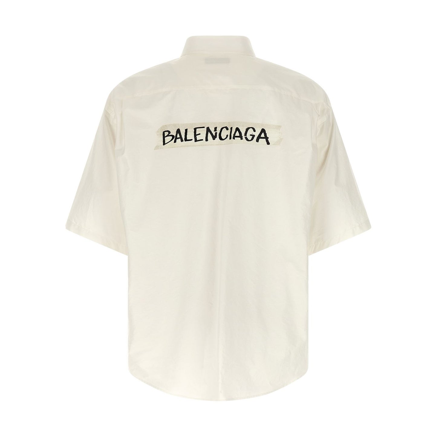 Balenciaga White Cotton Blouse
