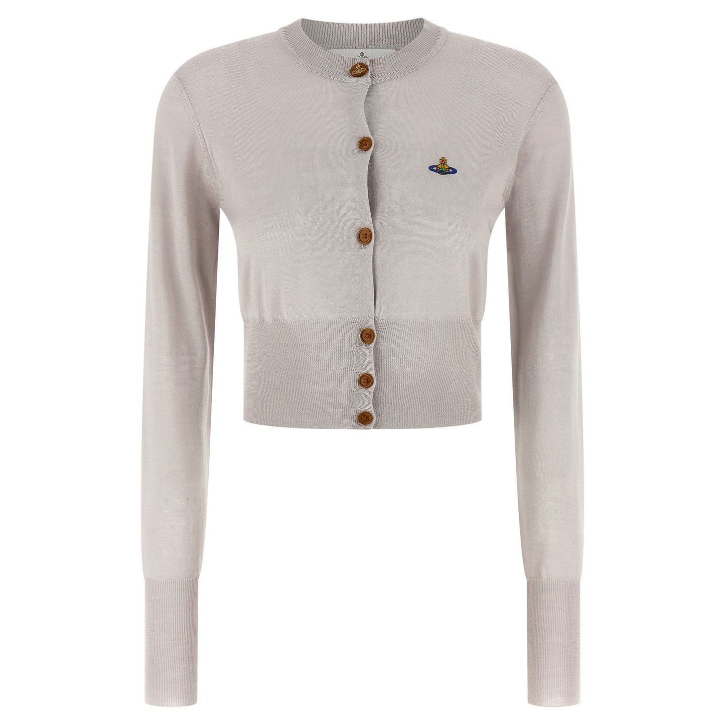 Vivienne Westwood Gray Wool Cardigan