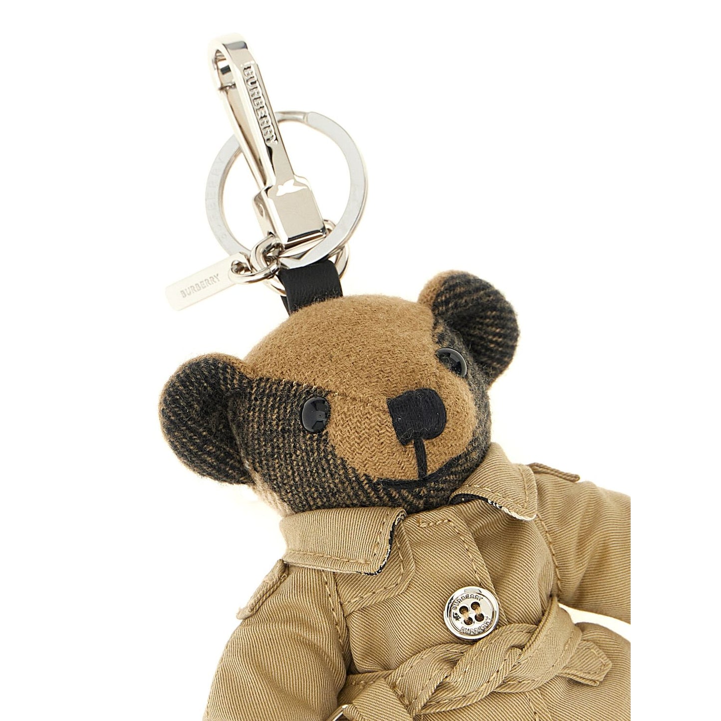 Burberry Multicolor Cashmere Keychain