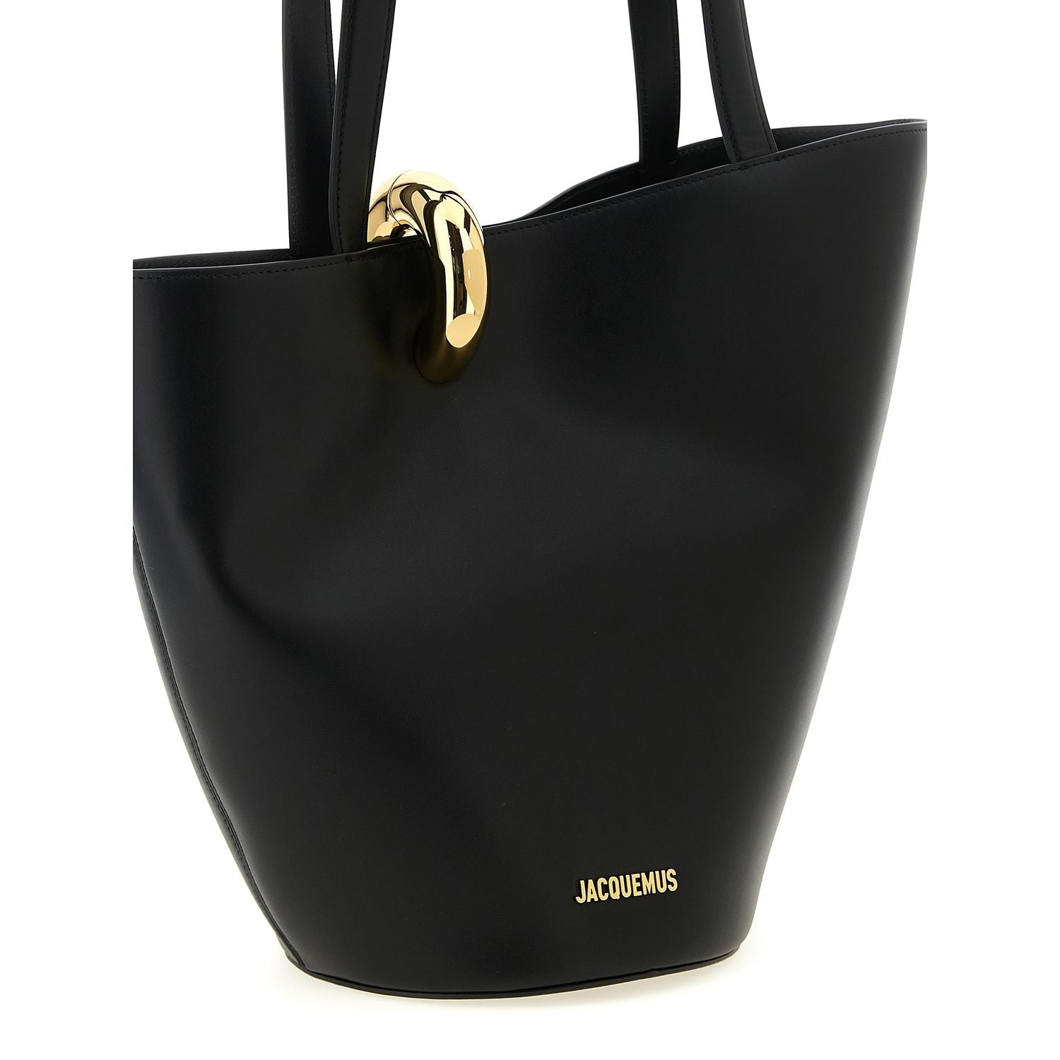 Jacquemus Black Cowhide Shoulder Bag