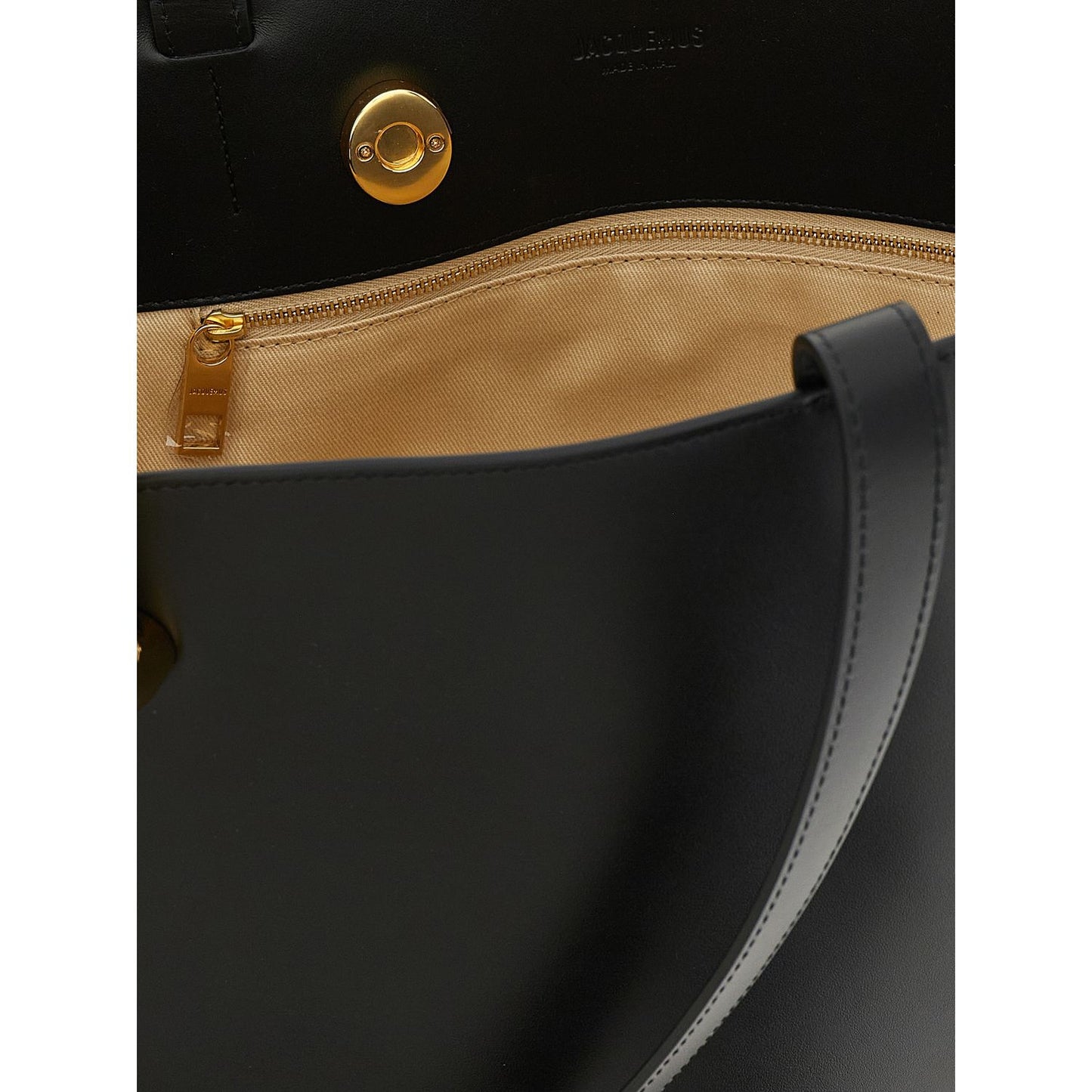 Jacquemus Black Cowhide Shoulder Bag