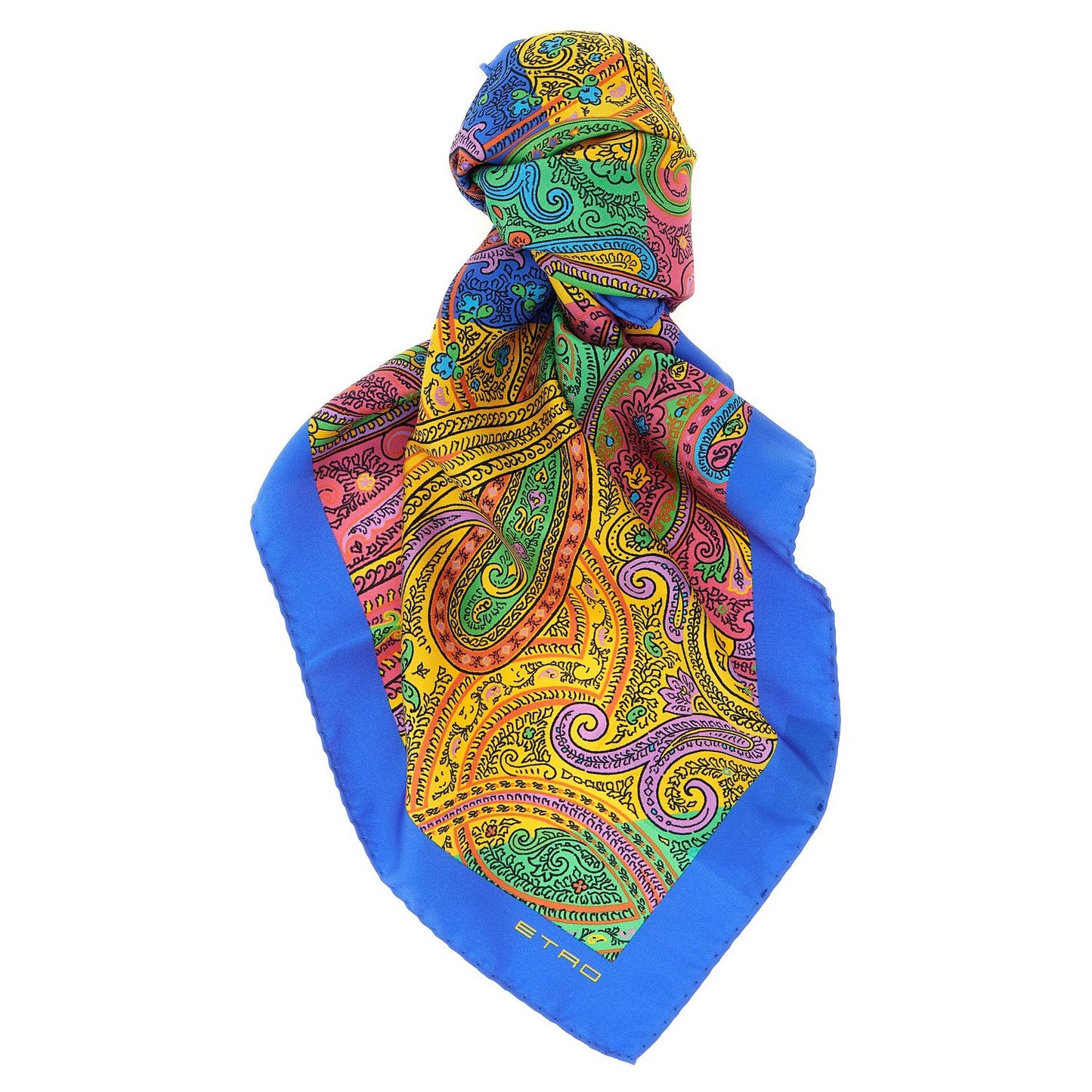 Etro Multicolor Silk Scarf