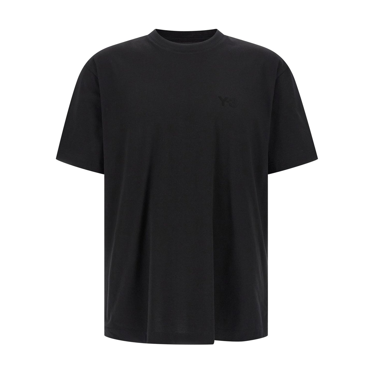 Y-3 Black Cotton T-Shirt
