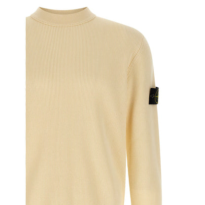 Stone Island Beige Cotton Cardigan