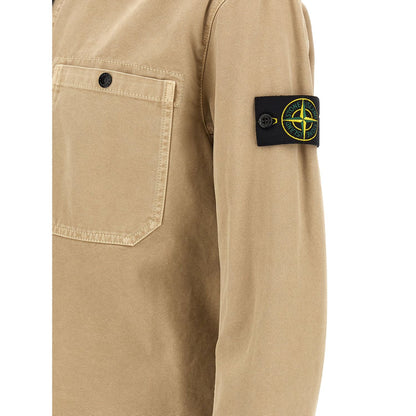 Stone Island Beige Cotton Blouse