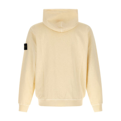 Stone Island Beige Cotton Sweatshirt