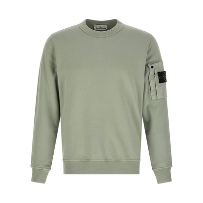 Stone Island Bicolor Cotton Sweatshirt