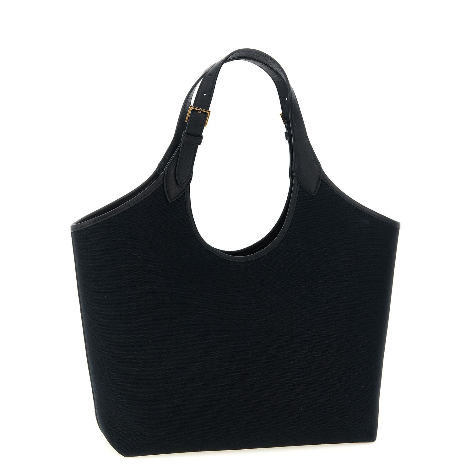 Versace Black Cotton Tote Bag