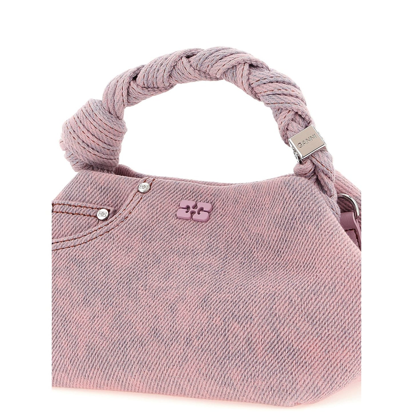 Ganni Multicolor Organic Cotton Handbag