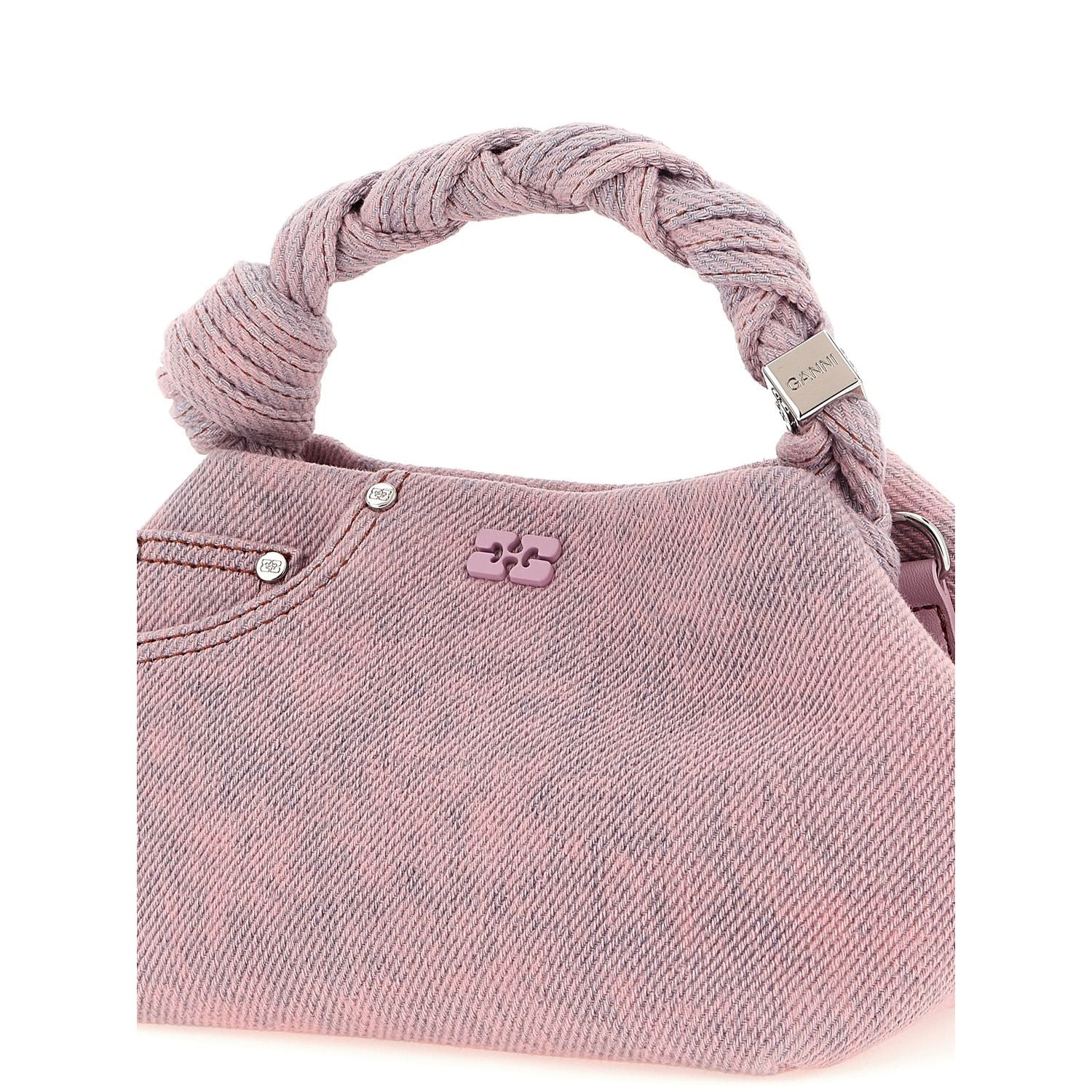 Ganni Multicolor Organic Cotton Handbag