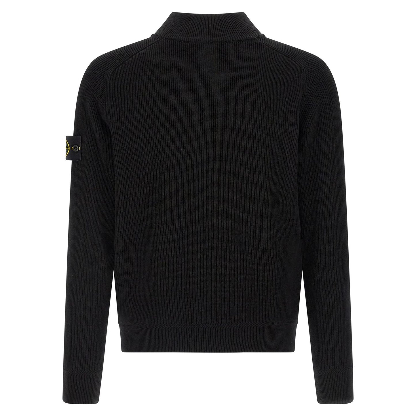 Stone Island Black Cotton Cardigan