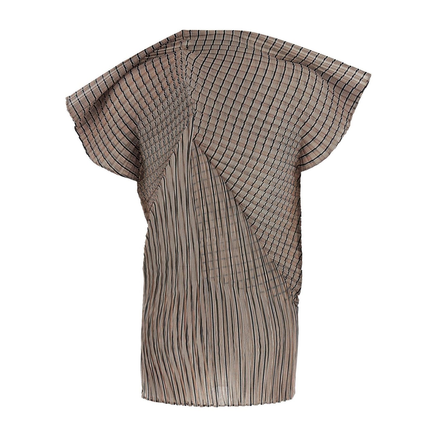 Issey Miyake Brown Polyester Blouse