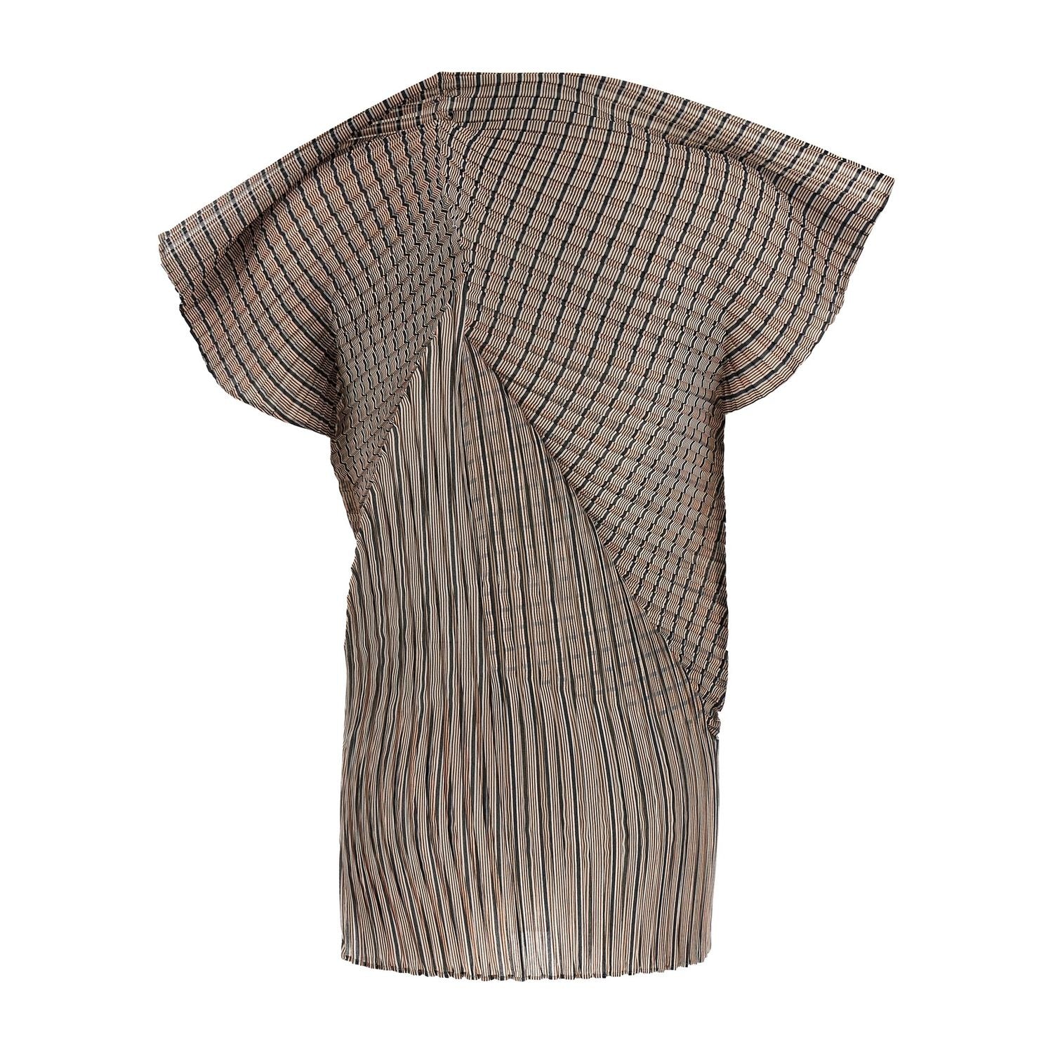 Issey Miyake Brown Polyester Blouse