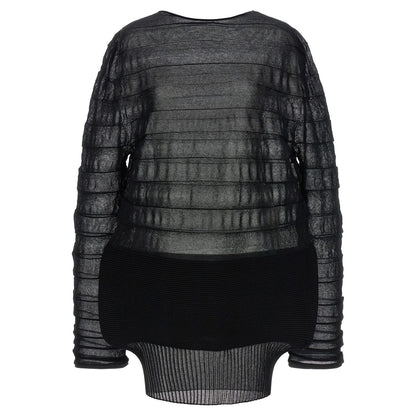 Issey Miyake Black Polyester Sweatshirt