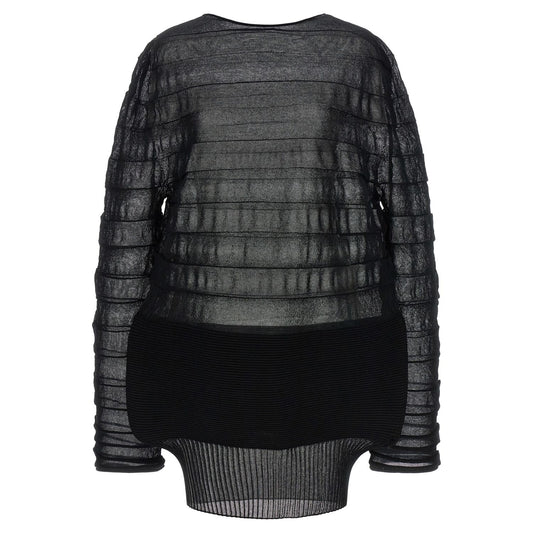 Issey Miyake Black Polyester Sweatshirt