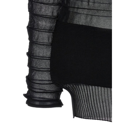 Issey Miyake Black Polyester Sweatshirt