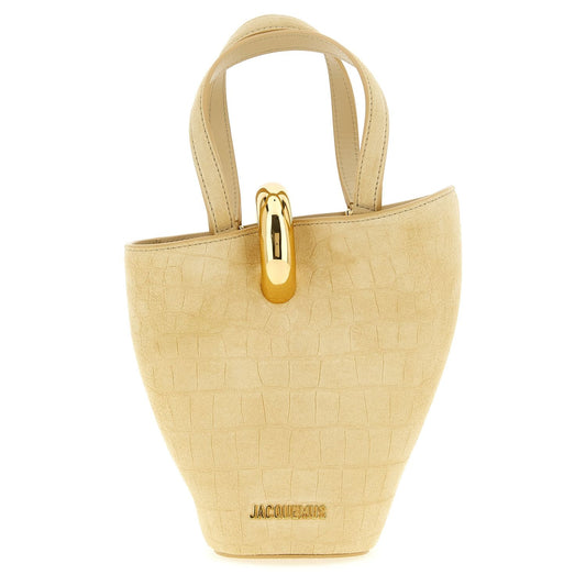 Jacquemus Beige Calfskin Handbag