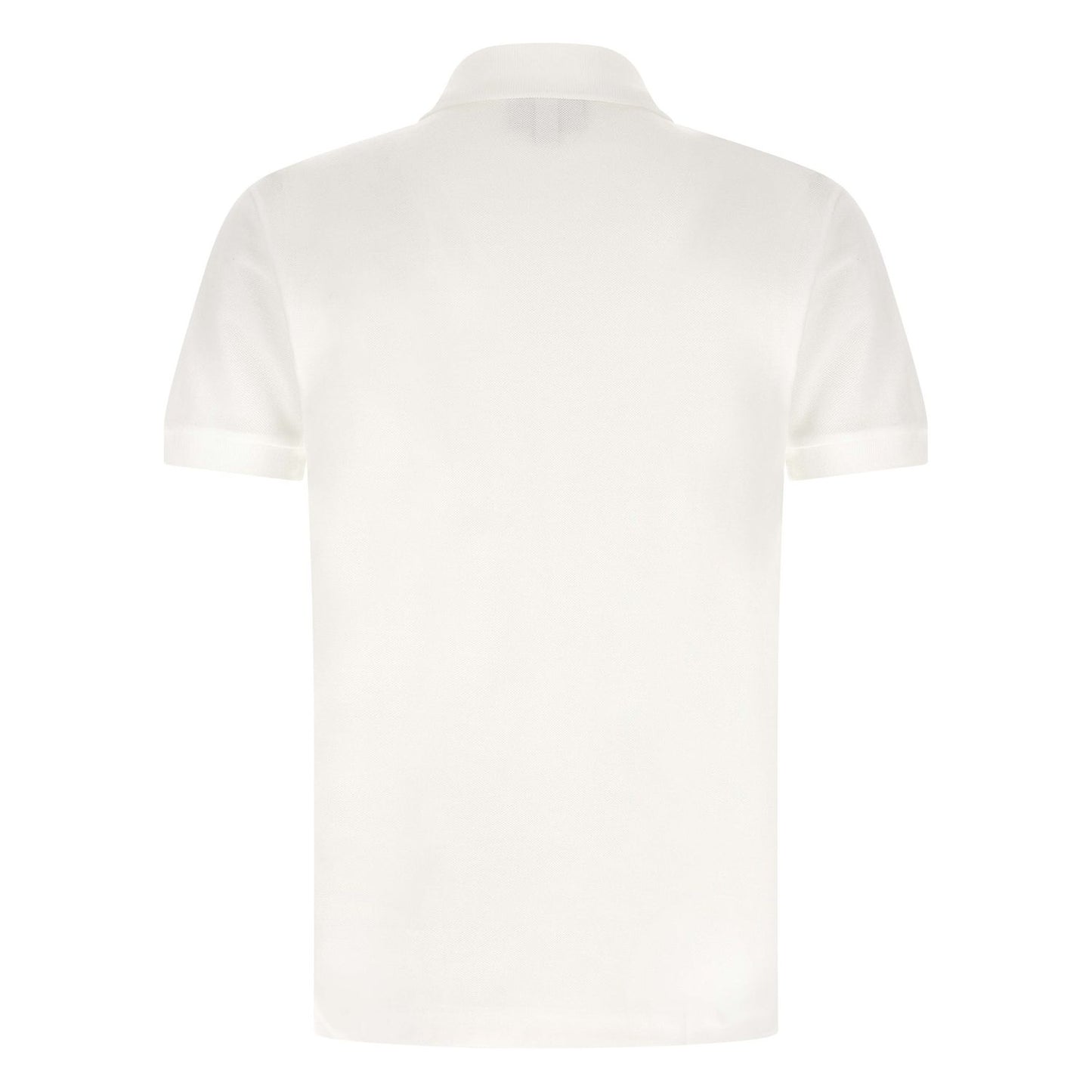 Lacoste White Cotton Polo Shirt