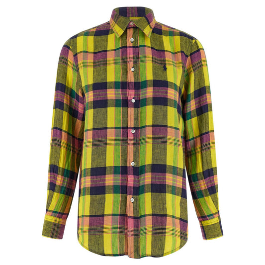 Polo Ralph Lauren Multicolor Linen Blouse