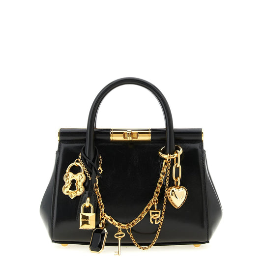 Dolce & Gabbana Black Calfskin Handbag
