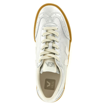 Veja Silver Genuine Leather Sneakers