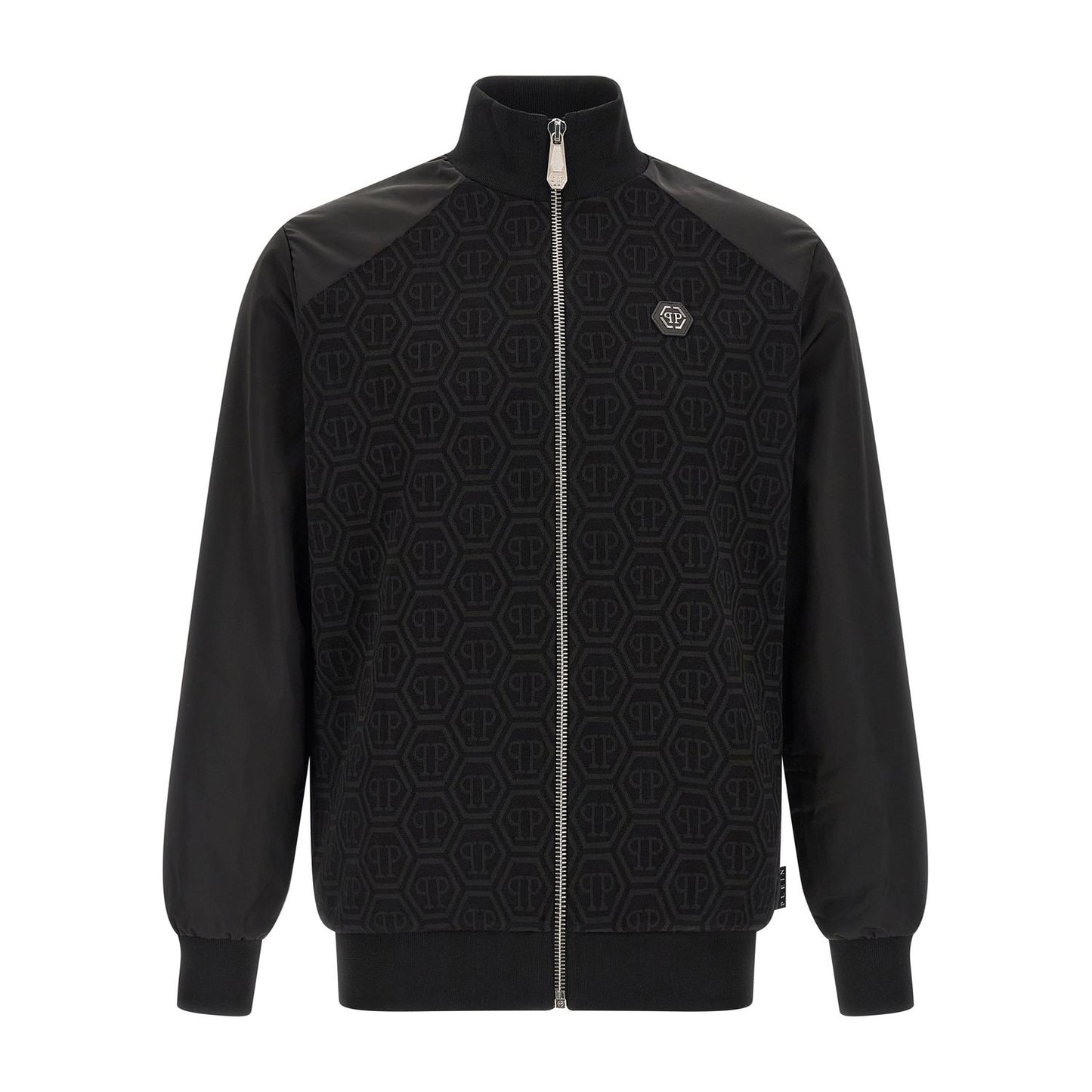 Philipp Plein Black Cotton Sweatshirt