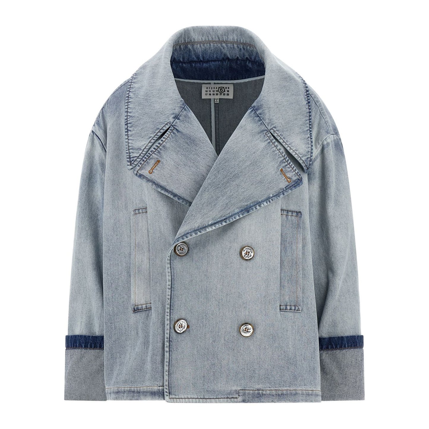 MM6 Maison Margiela Blue Cotton Denim Jacket