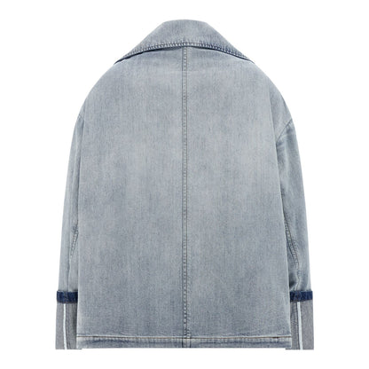 MM6 Maison Margiela Blue Cotton Denim Jacket