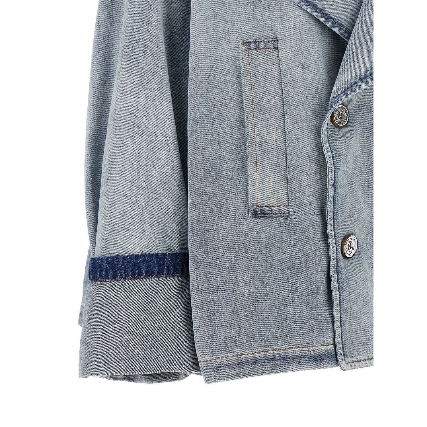 MM6 Maison Margiela Blue Cotton Denim Jacket