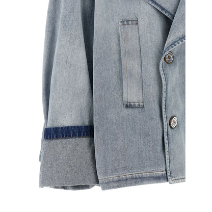 MM6 Maison Margiela Blue Cotton Denim Jacket