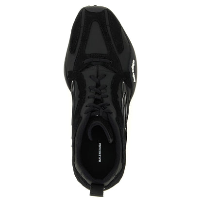 Balenciaga Black Polyester Athletic Sneakers