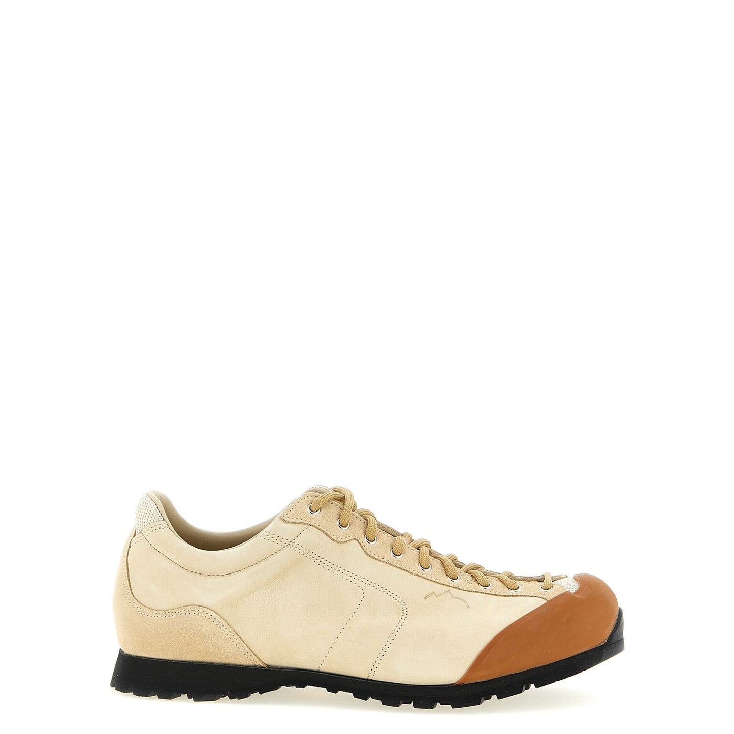 Diemme Beige Leather Athletic Sneakers