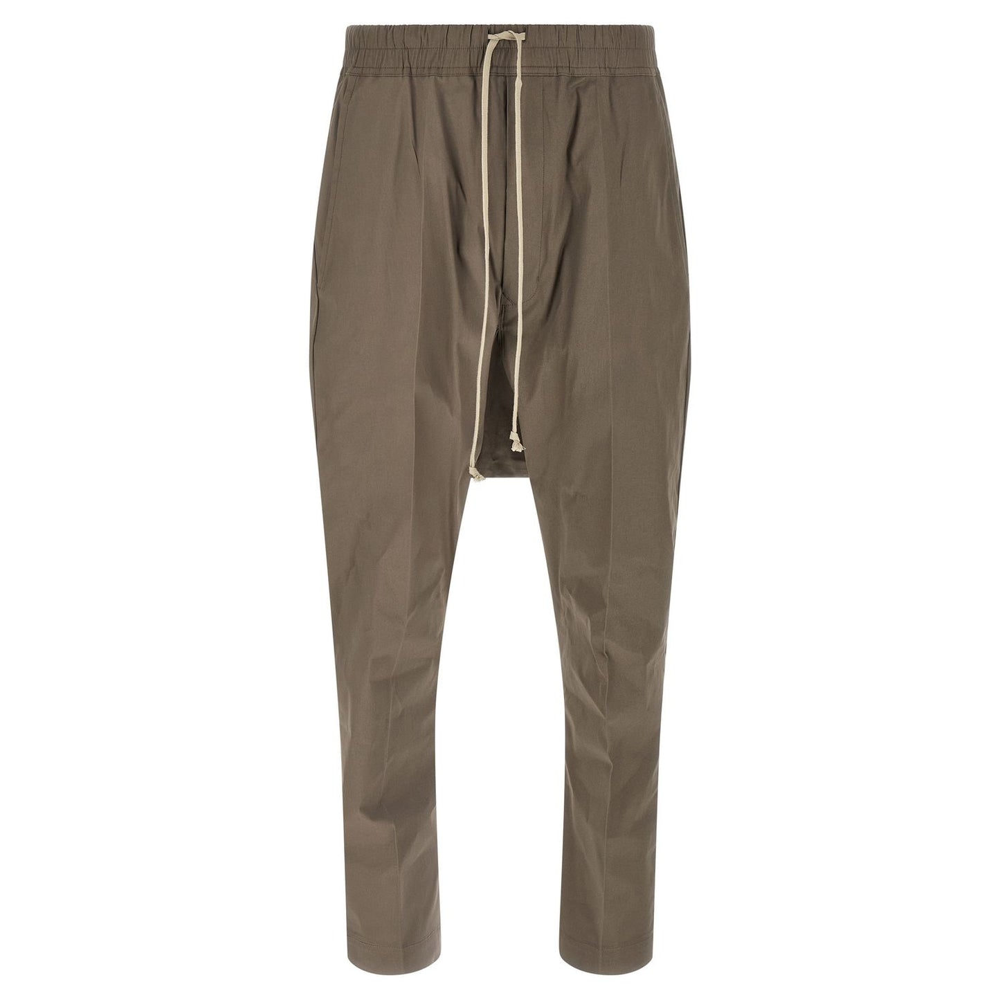 Rick Owens Gray Cotton Casual Pants