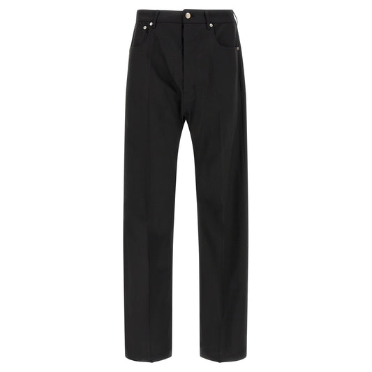 Rick Owens Black Wool Jeans Denim