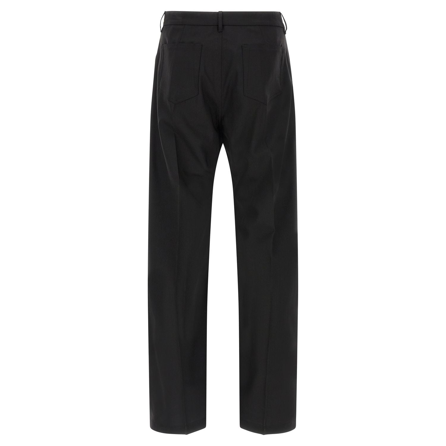 Rick Owens Black Wool Jeans Denim