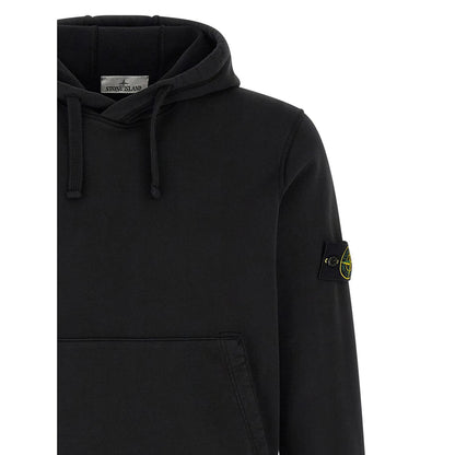 Stone Island Black Cotton Sweatshirt
