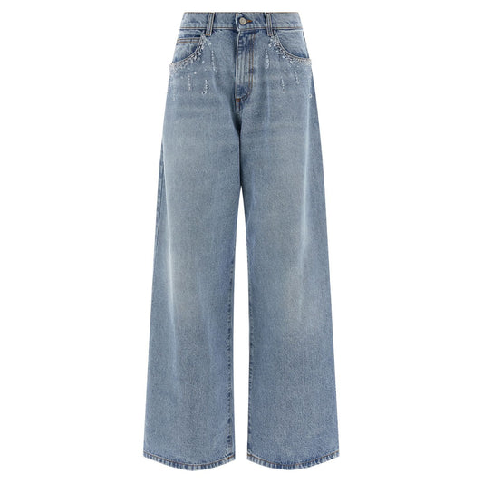 Giuseppe Di Morabito Blue Cotton Jeans Denim