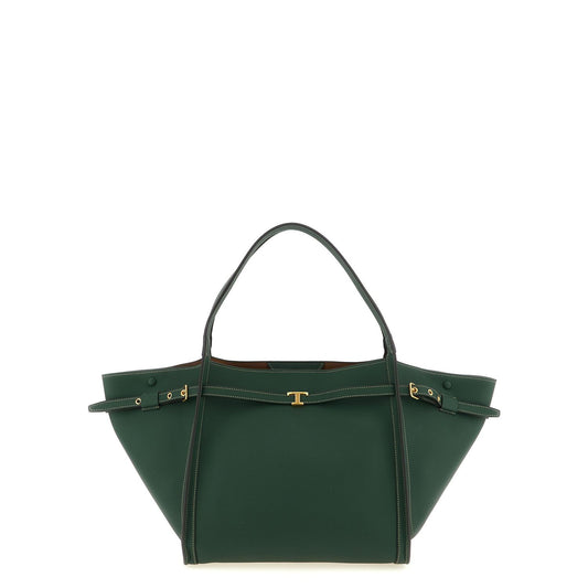 Tod's Bicolor Calfskin Tote Bag