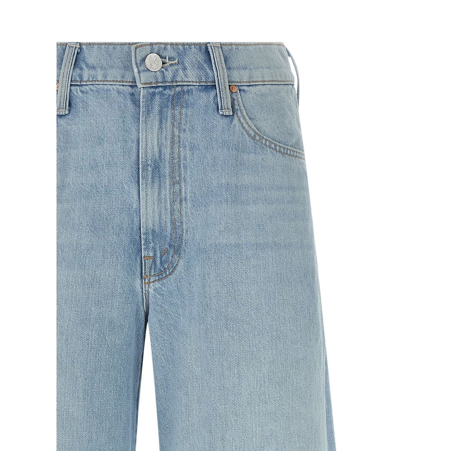Mother Denim Blue Cotton Jeans Denim