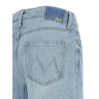 Mother Denim Blue Cotton Jeans Denim